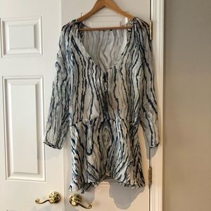 Paula Hermanny Silk Top with Tag